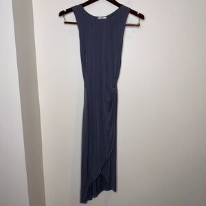 Bar III High Low Sleeveless Dress in Deep Blue